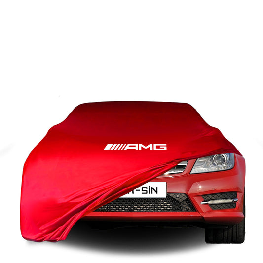 Indoor Autoabdeckung für Mercedes C S204 Kombi (2007–2014) mit Logo – maßgeschneidert & atmungsaktiv