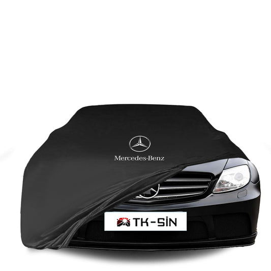 Indoor Autoabdeckung für Mercedes CL C216 (2006–2014) mit Logo – maßgeschneidert & atmungsaktiv
