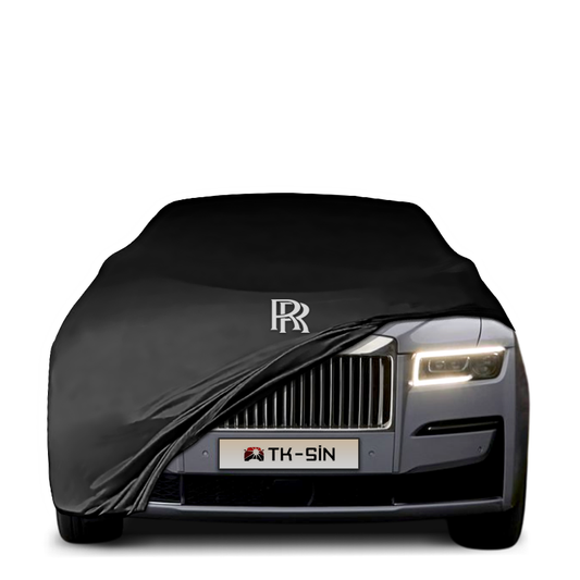 Indoor Autoabdeckung für Rolls-Royce Ghost EWB (ab 2020) mit Logo – maßgeschneidert & atmungsaktiv